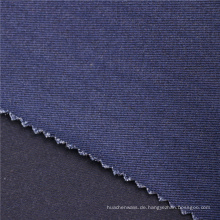 12x300D + 70D / 94x50 280gsm 143cm dunkelblau 98 2 Spandex Blend Elastisch gebürstet Twill gefärbtes Polyester Baumwollgewebe